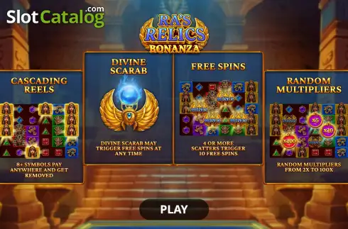 Οθόνη2. Ra´s Relics Bonanza Κουλοχέρης