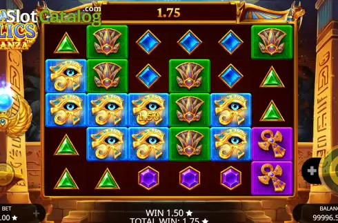 Οθόνη6. Ra´s Relics Bonanza Κουλοχέρης