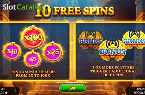 Οθόνη9. Ra´s Relics Bonanza Κουλοχέρης