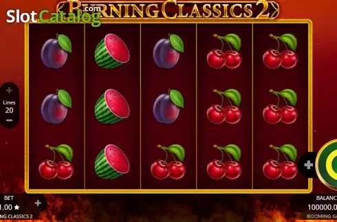 Οθόνη2. Burning Classics 2 Κουλοχέρης