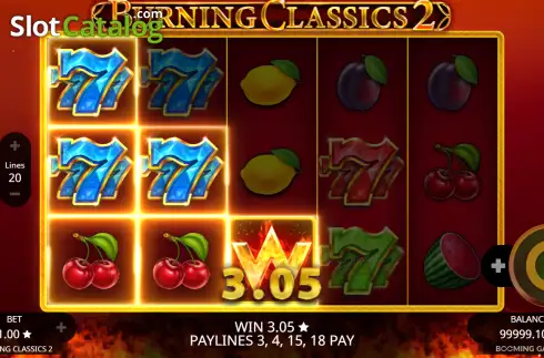Οθόνη3. Burning Classics 2 Κουλοχέρης