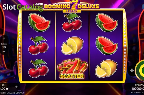 Οθόνη2. Booming 7 Deluxe Legacy Κουλοχέρης
