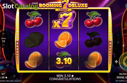 Οθόνη3. Booming 7 Deluxe Legacy Κουλοχέρης