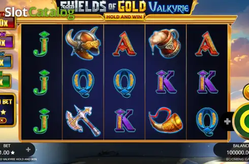 Οθόνη2. Shields of Gold Valkyrie Hold and Win Κουλοχέρης