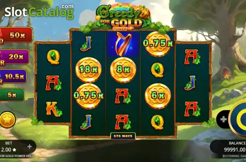 Οθόνη2. Greedy for Gold Power Hit Κουλοχέρης