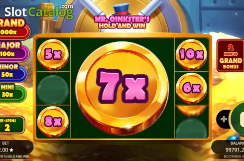 Οθόνη3. Mr. Oinksters Hold and Win Κουλοχέρης