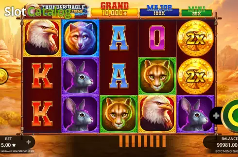 Οθόνη2. Thunder Eagle Hold and Win Extreme 10,000 Κουλοχέρης