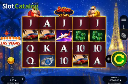 Οθόνη2. Santa In Vegas Κουλοχέρης