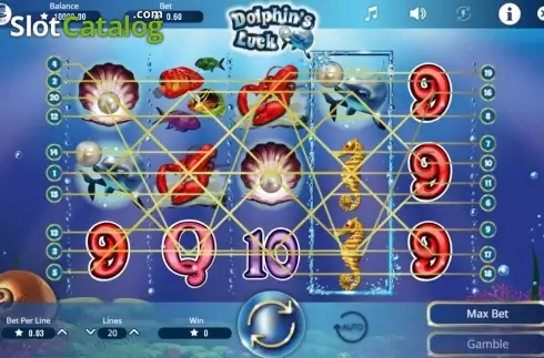 Οθόνη3. Dolphins Luck Κουλοχέρης
