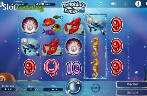 Οθόνη4. Dolphins Luck Κουλοχέρης
