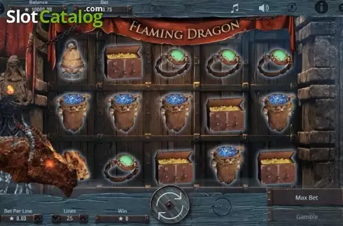 Οθόνη4. Flaming Dragon Κουλοχέρης
