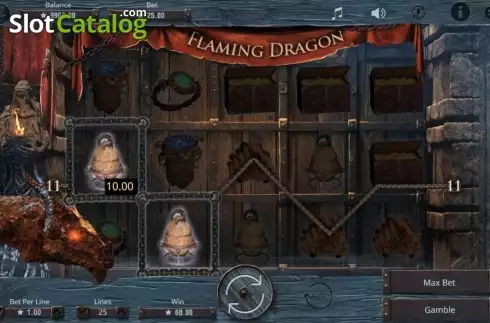 Οθόνη6. Flaming Dragon Κουλοχέρης