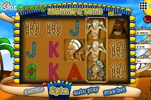 Οθόνη4. Mummy's Tomb Shopaholic Κουλοχέρης