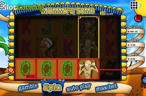 Οθόνη5. Mummy's Tomb Shopaholic Κουλοχέρης