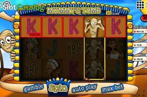 Οθόνη6. Mummy's Tomb Shopaholic Κουλοχέρης