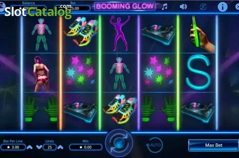 Οθόνη4. Booming Glow Κουλοχέρης