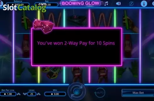 Οθόνη5. Booming Glow Κουλοχέρης