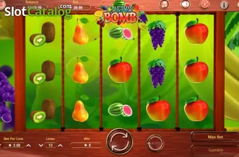 Οθόνη2. Cherry Bomb (Booming Games) Κουλοχέρης