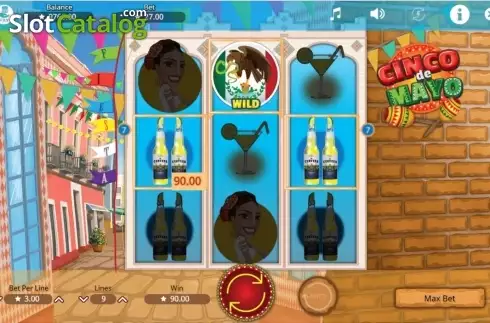 Οθόνη6. Cinco de Mayo (Booming Games) Κουλοχέρης 