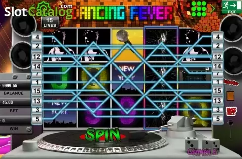 Οθόνη3. Dancing Fever (Booming Games) Κουλοχέρης 