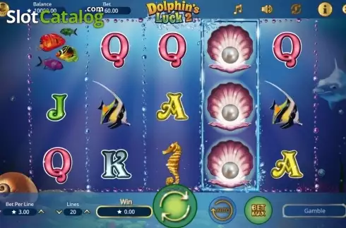 Οθόνη2. Dolphin's Luck 2 Κουλοχέρης 