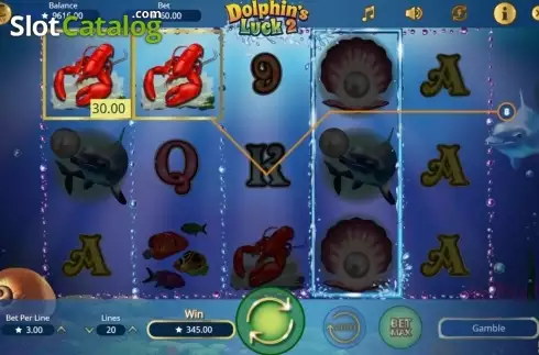 Οθόνη4. Dolphin's Luck 2 Κουλοχέρης 