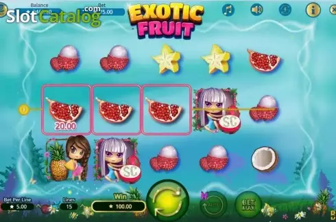 Οθόνη5. Exotic Fruit Κουλοχέρης