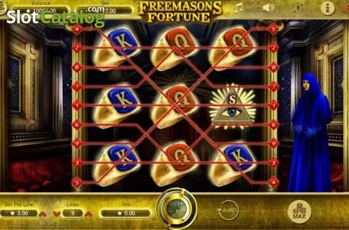 Οθόνη3. Freemasons' Fortunes Κουλοχέρης