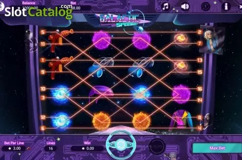 Οθόνη3. Galactic Speedway Κουλοχέρης