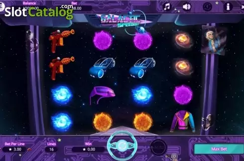 Οθόνη4. Galactic Speedway Κουλοχέρης