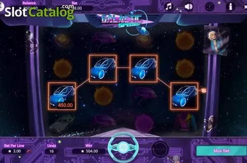 Οθόνη6. Galactic Speedway Κουλοχέρης