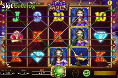 Οθόνη3. Genie Wishes Κουλοχέρης