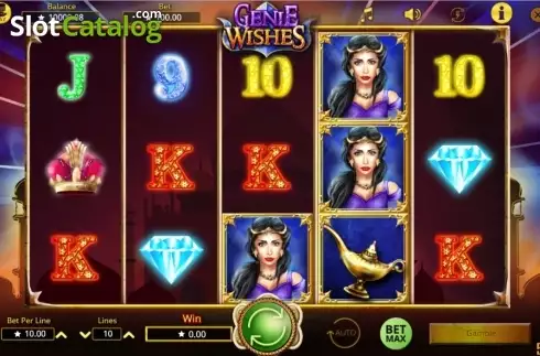 Οθόνη4. Genie Wishes Κουλοχέρης