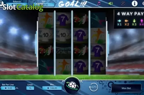 Οθόνη6. Goal!!! (Booming Games) Κουλοχέρης