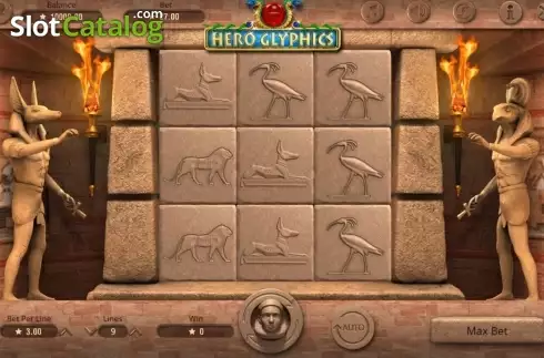 Οθόνη4. Hero Glyphics Κουλοχέρης