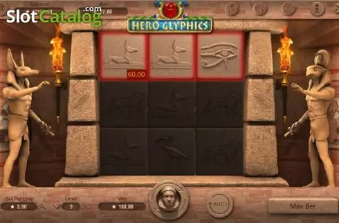 Οθόνη5. Hero Glyphics Κουλοχέρης
