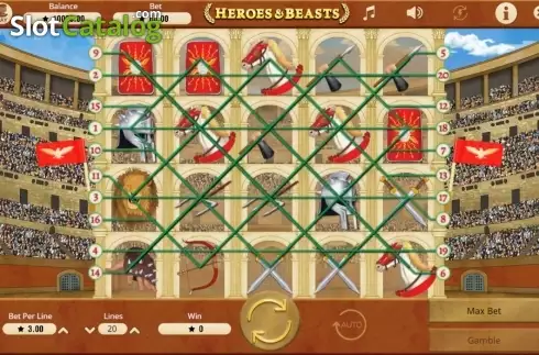 Οθόνη3. Heroes & Beasts Κουλοχέρης