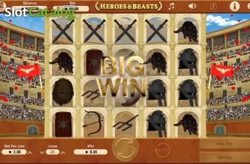 Οθόνη5. Heroes & Beasts Κουλοχέρης