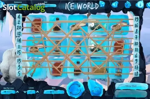 Οθόνη3. Ice World (Booming Games) Κουλοχέρης