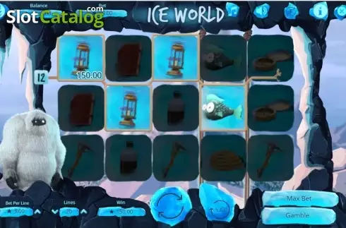Οθόνη5. Ice World (Booming Games) Κουλοχέρης