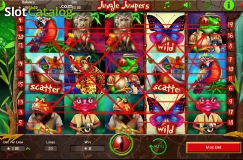 Οθόνη3. Jungle Jumpers Κουλοχέρης