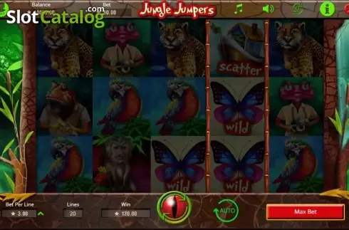 Οθόνη5. Jungle Jumpers Κουλοχέρης