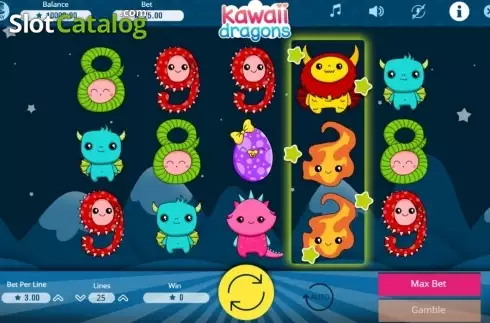 Οθόνη4. Kawaii Dragons Κουλοχέρης