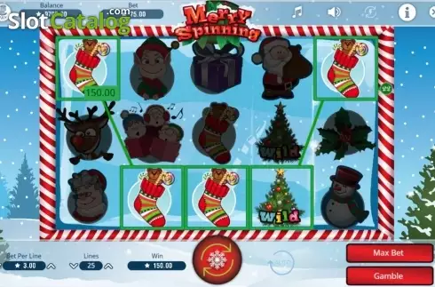 Οθόνη4. Merry Spinning Κουλοχέρης