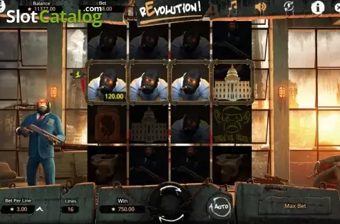Οθόνη5. Revolution (Booming Games) Κουλοχέρης