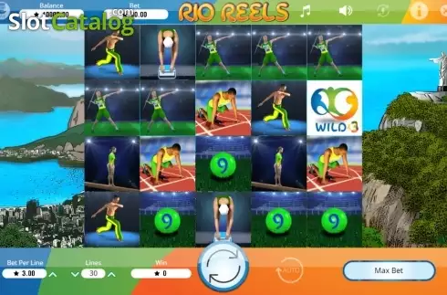 Οθόνη4. Rio Reels Κουλοχέρης
