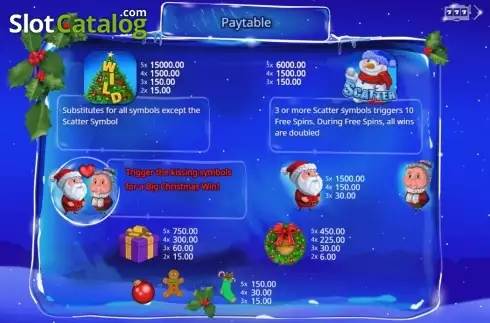 Οθόνη6. Santa's Kiss Κουλοχέρης 