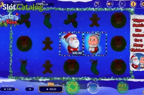 Οθόνη4. Santa's Kiss Κουλοχέρης 