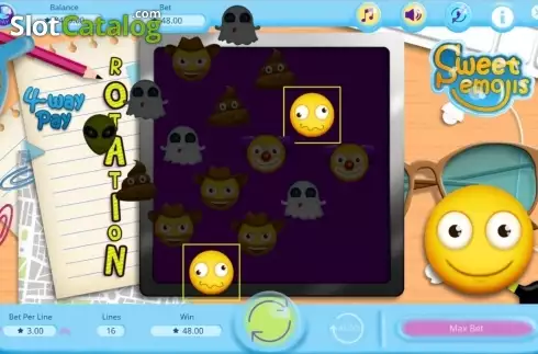 Οθόνη6. Sweet Emojis Κουλοχέρης