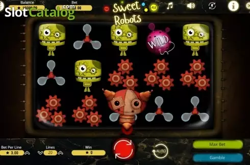 Οθόνη4. Sweet Robots Κουλοχέρης